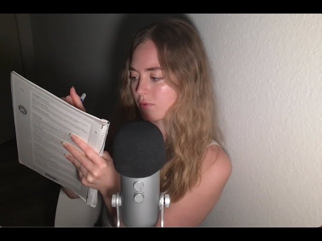 [ASMR deutsch] Trying to Whisper in German and learn new words | flüstern & klopfend