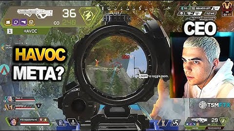 TSM Imperialhal tries using the Havoc in predator lobby (apex legends )