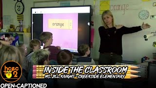 Inside the Classroom featuring Jill Knight from Creekside Elementary - May 2023 (open-captioned)