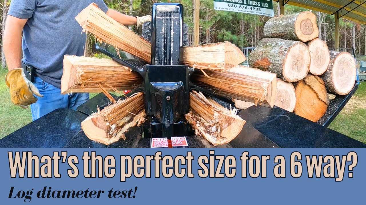 HOW TO Crack Cut Wood Logs with wood wedges and a 6-kilo club 