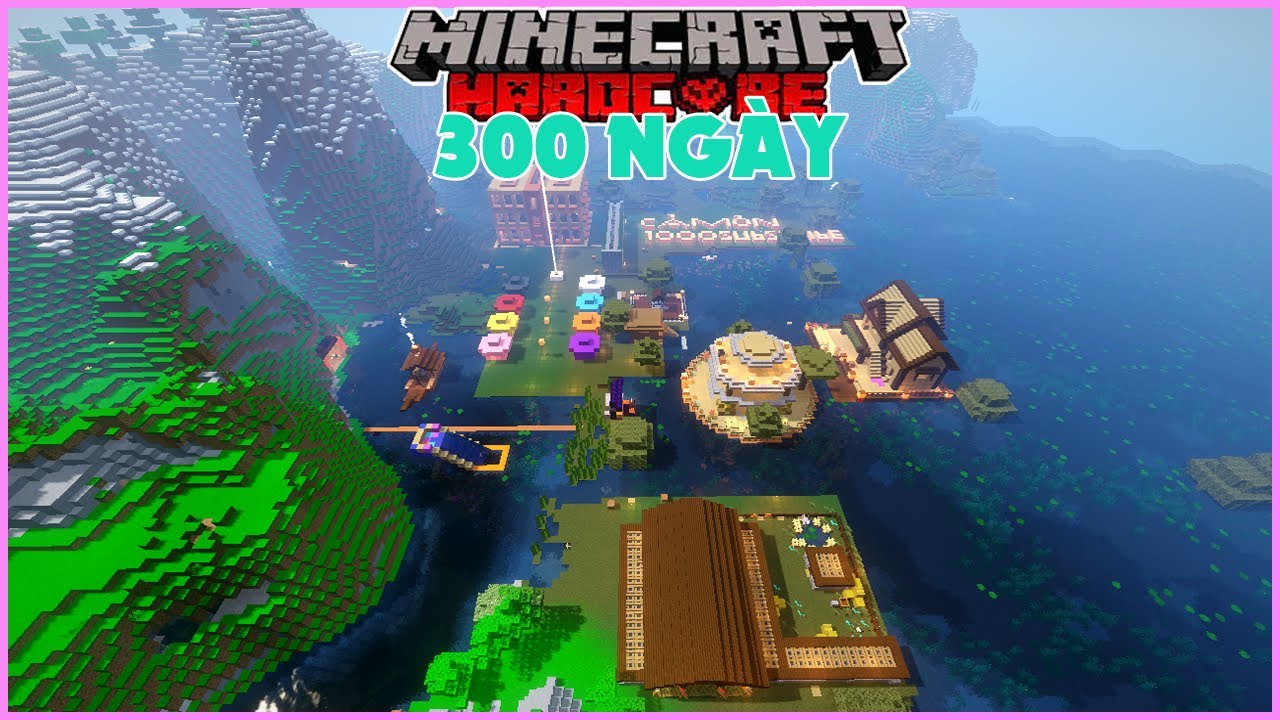 minecraft online thai  New 2022  MÌNH SINH TỒN 300 NGÀY TRONG MINECRAFT SIÊU KHÓ VÀ NÓ THẬT HOÀI NIỆM !