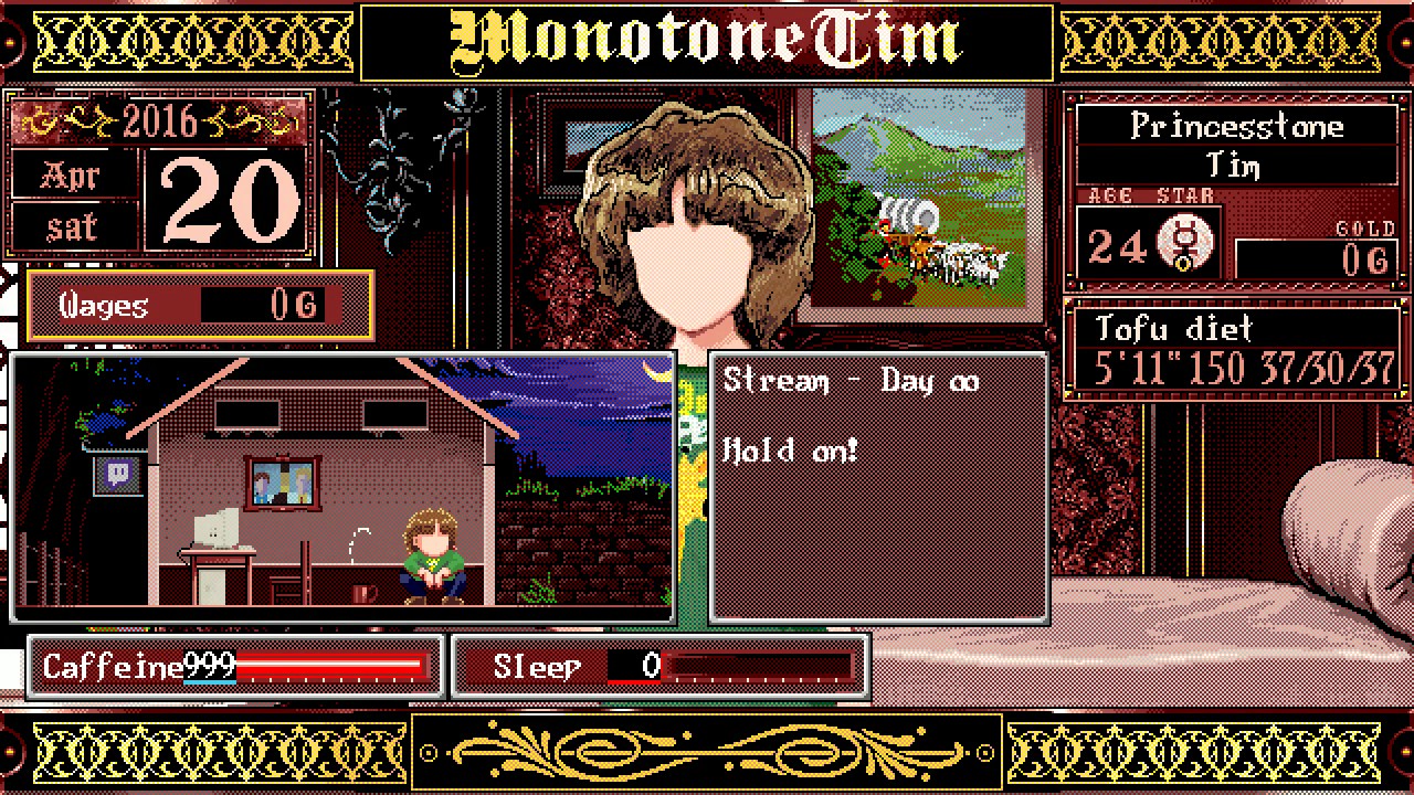 MonotoneTim Beans: The Coffee Shop Simulator and/or Princess Maker 3!