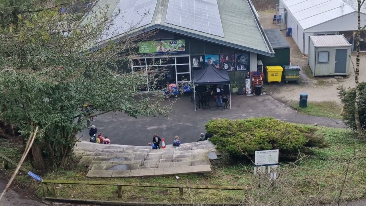 View from the High Peak Trail at National Stone Centre.  23rd March 2025