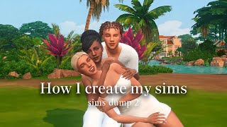 Comment je crée mes sims | Sims dump 2 - Les Sims 4