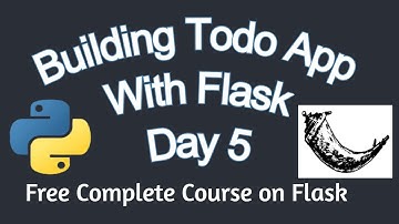 Creating Todo App With Flask | Python Flask Todo App #5