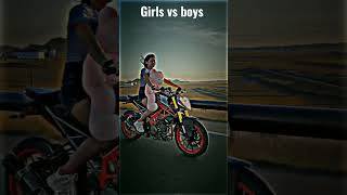 girls vs boys bike riding lahariya cut who is the best bike riding 🏍️ screenshot 5