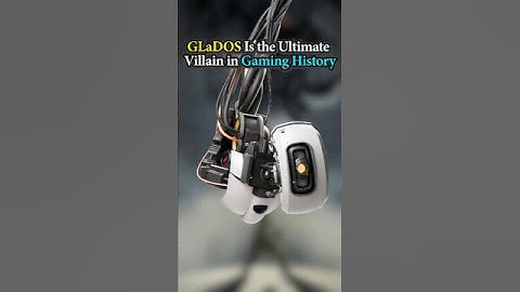 GLaDOS is The Ultimate Villain in Gaming History #shorts #portal2