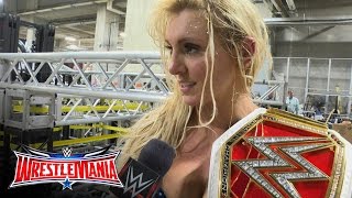 Charlotte Über Ihren Schwierigen Sieg Bei Wrestlemania 32 3. April, 2016