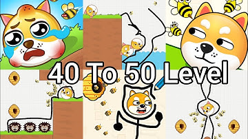save the dog game level 40 to 50 gameplay ios Android