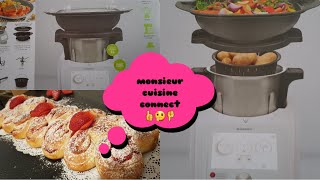 أول مرة نجربو🤔 بريوش روعة💁‍♀️découverte et mise en route de Monsieur cuisine connect /L