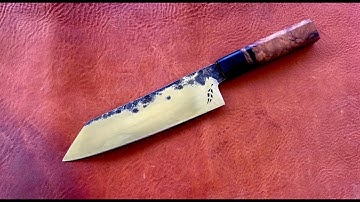 Knifemaking- Forging a Japanese Style Chef Knife From a Leaf Spring