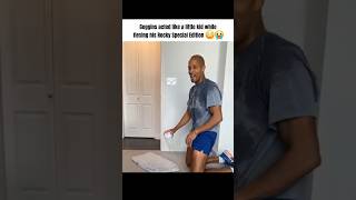 For a moment, David Goggins looked like a kid who had just received his favorite gift. 😂 #goggins
