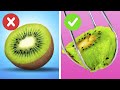 Quick ways to cut fruits and veggies