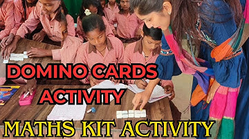 Domino cards Maths Activity | Activity by maths kit | Fln Maths Activity for kids | Nipun bharat