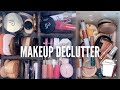 MAKEUP COLLECTION & DECLUTTER 2021 | Decluttering my collection before college!