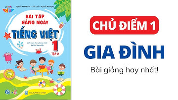Chủ điểm 1 - GIA ĐÌNH | Bài tập hằng ngày | Tiếng Việt lớp 1 | Cánh Diều | Cô Uyển Uyển