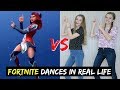 FORTNITE DANCE CHALLENGE IN REAL LIFE ~ Jacy and Kacy