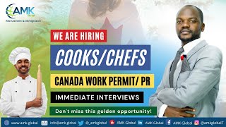 IMMIGRATE TO CANADA AS A COOK/ CHEF/ BAKER