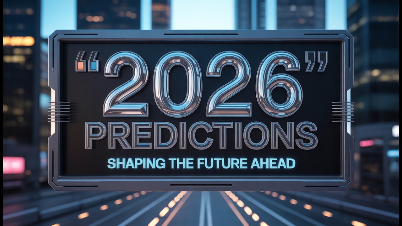 Predictions for 2026