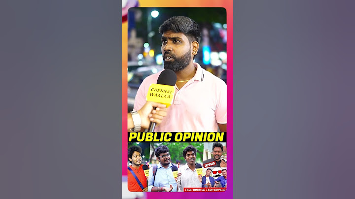Tech Boss VS Tech Superstar - மக்கள் யார் பக்கம்?| #chennaiwaalaa |  #techboss | #techsuperstar
