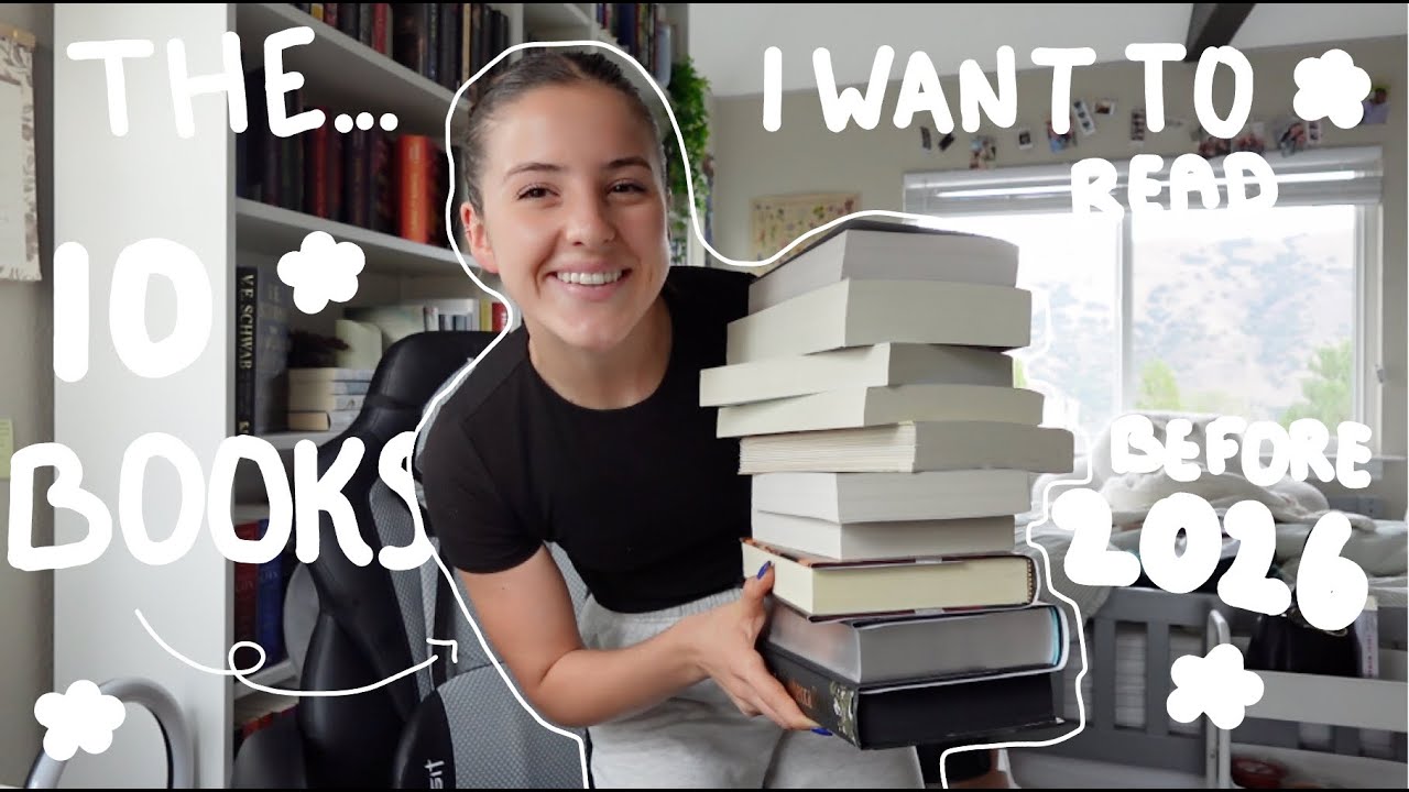 10 books I want to read before 2026! - YouTube