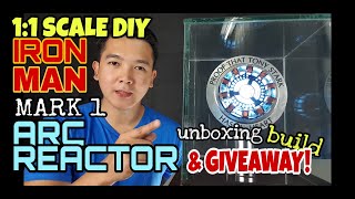 DIY ARC REACTOR | 1:1 SCALE, MARK 1 - unboxing, build and GIVEAWAY!