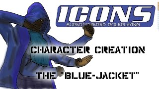 RPG Character Creation Icons: "The Blue-Jacket"