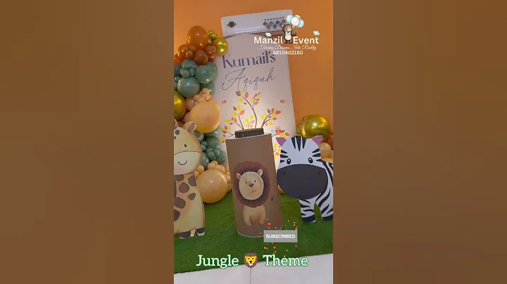 Jungle theme decoration|Jungle theme decoration ideas|Jungle theme party #manzilevent