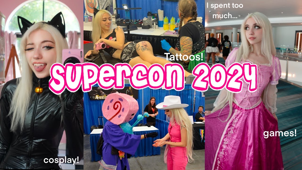 I GOT A TATTOO AT THE CONVENTION (Supercon Vlog 2024!)
