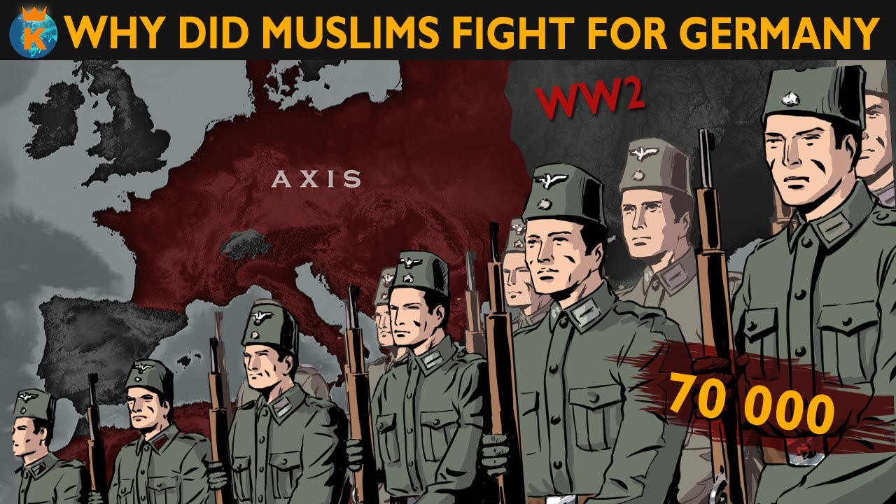 ⁣Why did so many Muslims fight for Germany in WW2?