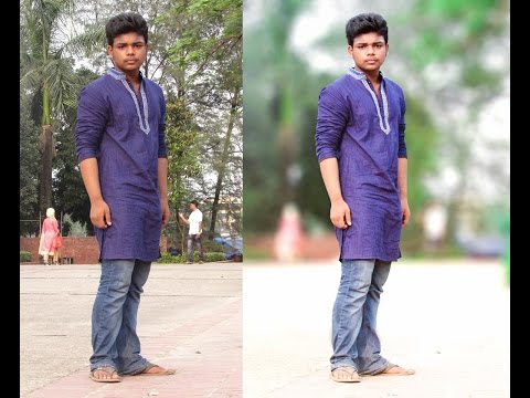 How to blur background in photoshop (DSLR style) photo effects tutorial