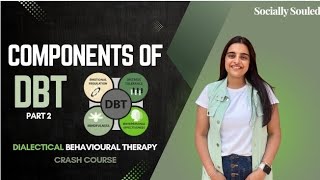 Components of DBT | Part 2 I Dialectical Behavioural Therapy | Socially souled