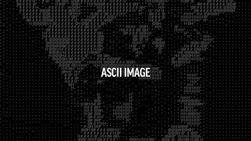 P5 Javascript Sketch - Ascii Image