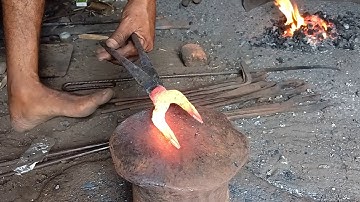 Amazing Process Making a Tongs / How to Make a Tong (Sansi)