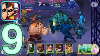 Disney Heroes: Battle Mode Gameplay Walkthrough Part 9 - Team Completed! (iOS, Android)