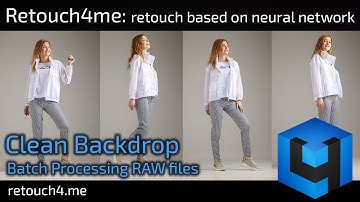 Retouch4me Clean Backdrop: Batch Processing RAW files