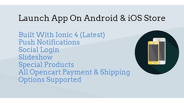 Opencart Android & iOS Mobile App Ionic 4 | Codecanyon Scripts and Snippets