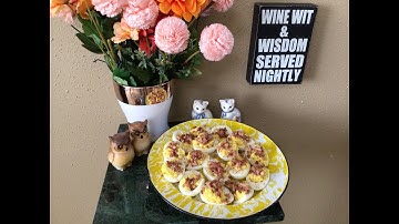 BACON RANCH DEVILED EGGS 👹🥓🥚