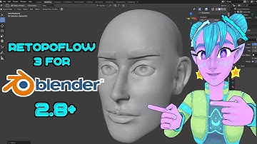 Retopologizing a high poly head for animation | ريتوبولوجي لرائس انسان من بعد النحت