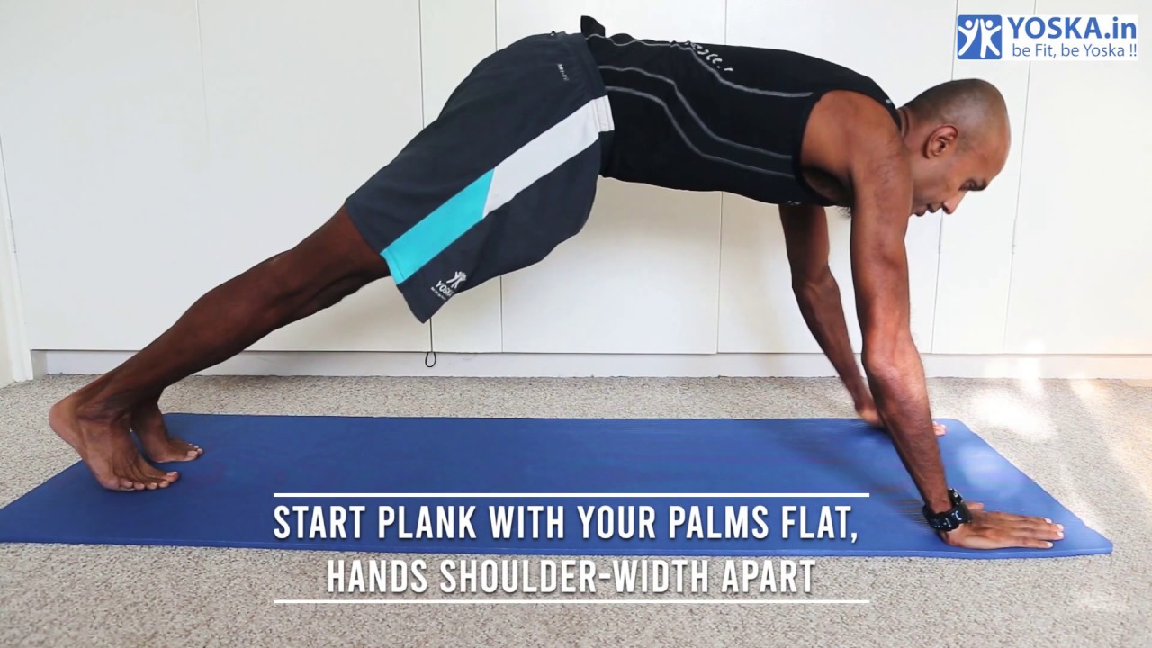 Plank tap - Home workout - YouTube