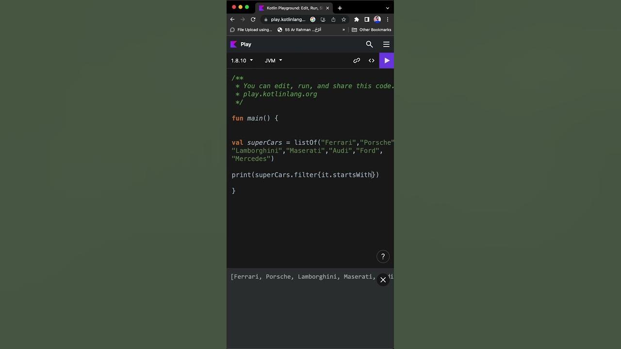 How to filter list in kotlin kotlin shorts YouTube