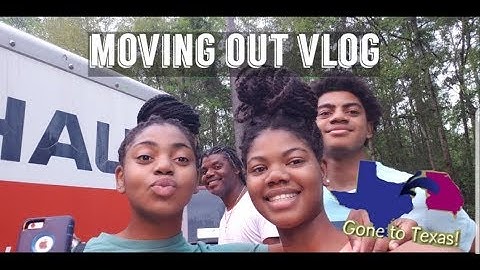 Moving out vlog| moving halfway across the country at 19