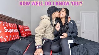 HOW WELL DO YOU KNOW YOUR PARTNER CHALLENGE