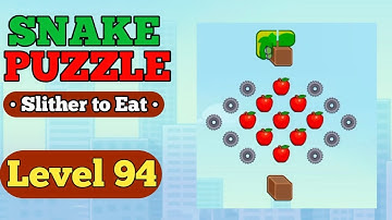 Snake Puzzle Slither to Eat Level 94 | snake puzzle level 94 walk-through Solution 