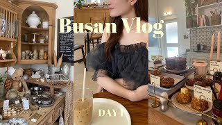 【vlog】初めての釜山旅行🇰🇷/2泊3日/可愛いお店だらけ☕️🩷