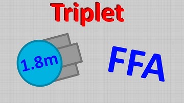 Diep.io | 1.81M Triplet - FFA Craziness!