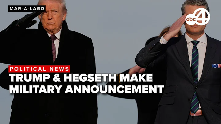 LIVE: Trump to make announcement with Hegseth on shipbuilding