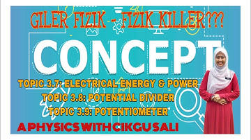 PHYSICS SP025 TOPIC 3.7, 3.8 & 3.9