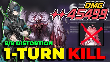 E0 Insane Luke Bullet Spam 1-Turn Kills the New Nebula Boss [9/9 Distortion] | Chaos Zero Nightmare