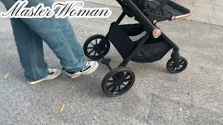 Прогулочная детская коляска с реверсивным блогом #детскаяколяска #babystroller #strollers2in1